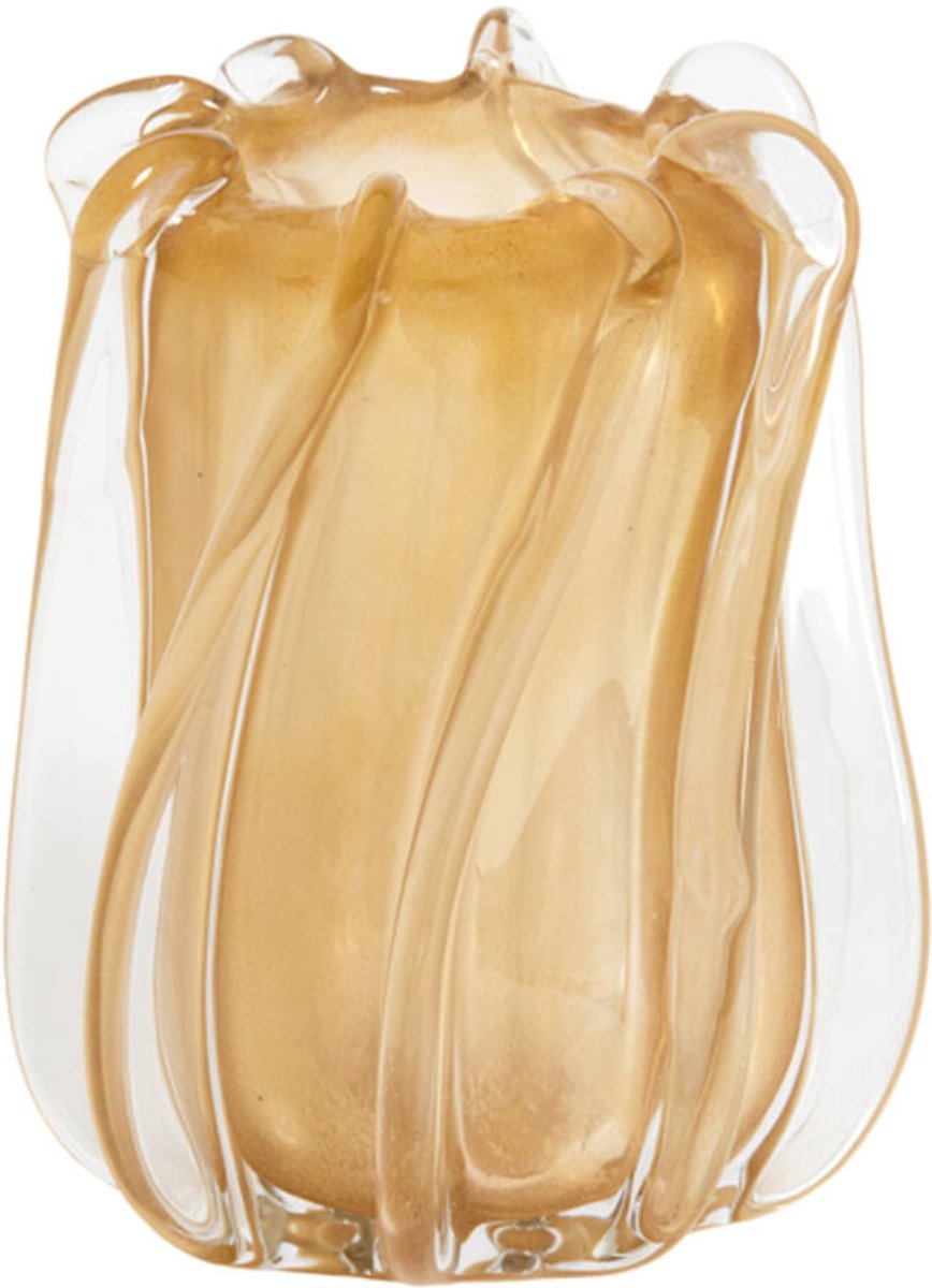 Light & Living Light&living Vaas Ø18,5x23 cm MIROLA glas melk beige