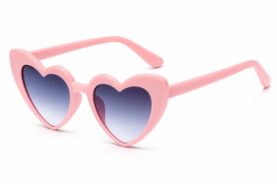 Hartjes Zonnebril Roze | Hartvormige Zonnebril | Hartjes Bril | Dames Zonnebril | Festival Bril | Feestbril | Vrijgezellenfeest | Bachelorette Party | Carnaval | Bruiloft | Rave Bril | Retro Bril | Unisex — afbeelding 5