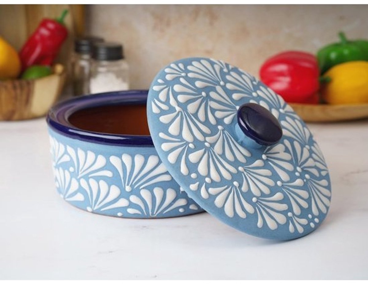 Handgemaakte Keramische Tortilla Warmer voor Perfecte Warmte en Smaakbeleving