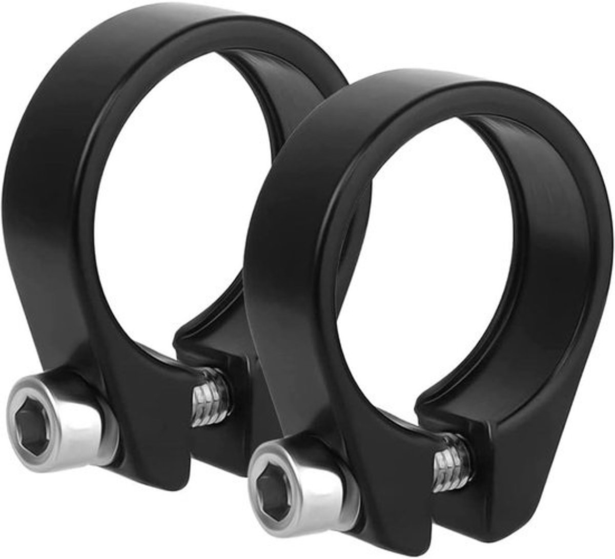 Zadelpenklem Fiets Zadelklem - Set van 2 Stuks - Universele Fietsaccessoire