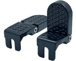 Fiets achterpedalen - opvouwbare voetpedalen - opening 10mm auto beschikbaar - fietsen accessoires - zwart