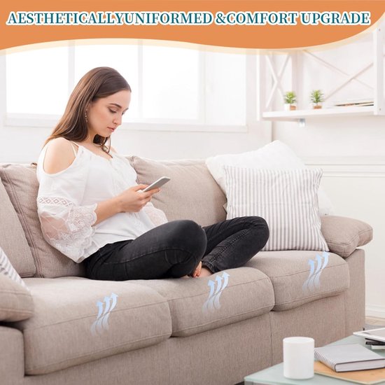 Ondersteuningsbord voor Sofa, 50 x 50 cm Schuim, Meubelzitvlak Ondersteuning, Reparatie van Doorgezakte Stoelen en Sofazittingen, Versterking van Meubels en Comfortabel Zitgemak — afbeelding 3