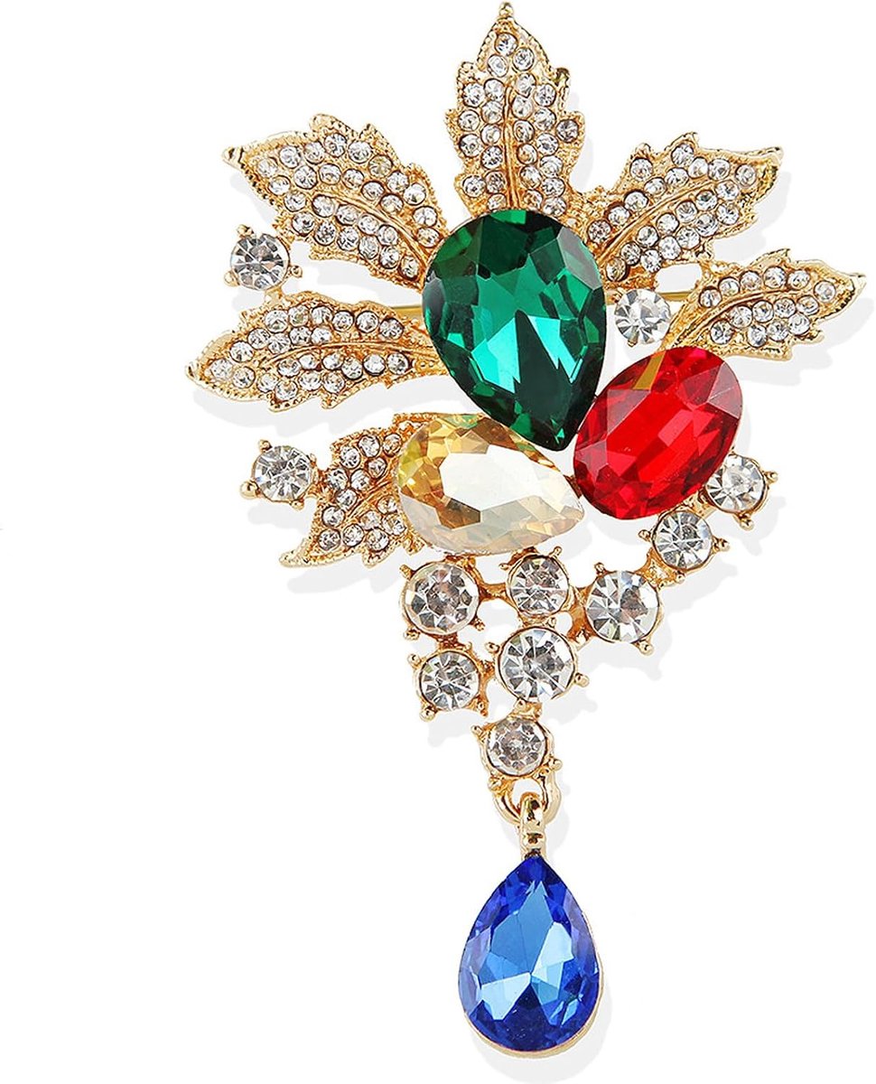 Broches, Blauwgouden Broche, Geschikt Voor Decoratie van een Jurk, Trui, Jas, voor het Bijwonen van Dagelijkse Dansfeest, Etentje, Verjaardagsfeest