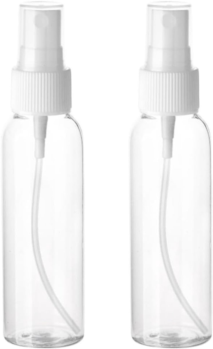 20 Stuks Mini Flesje Spray 60ml Wit Pet Navulbaar