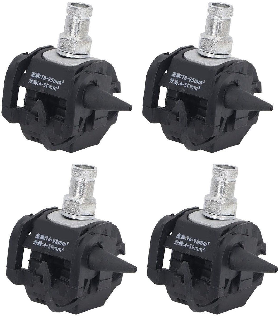 5 Pack Isolatie Stekker-Doorgang Aansluitingen 1KV, Hoog- en Laagspanning Kabel Splitter, Eenvoudige Aansluiting zonder Afstrippen