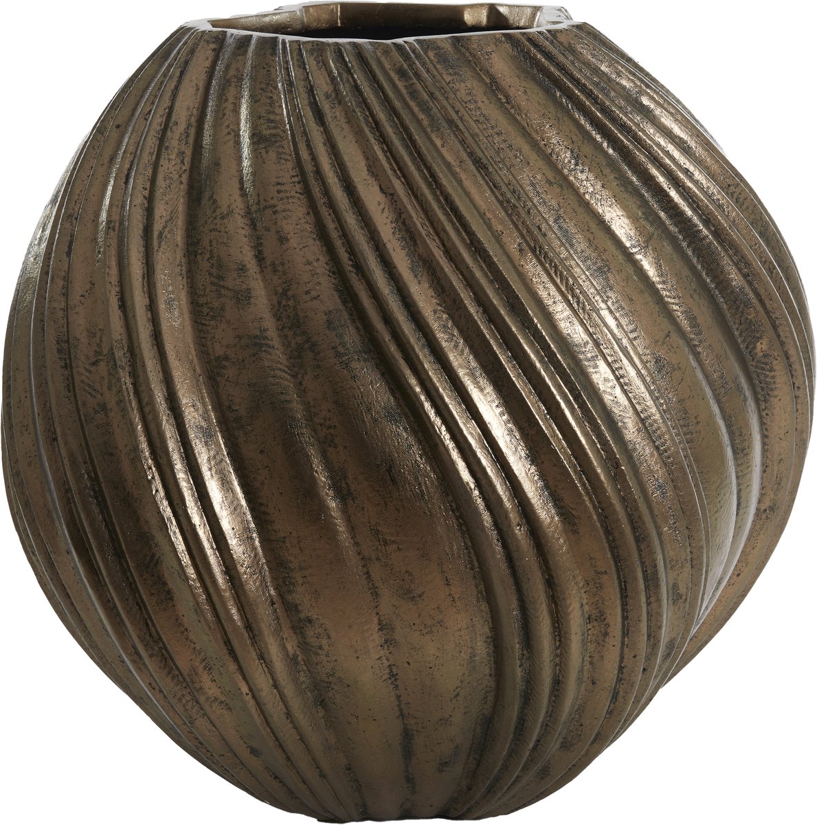 Light & Living Vaas Yatung 60cm - Antiek Brons