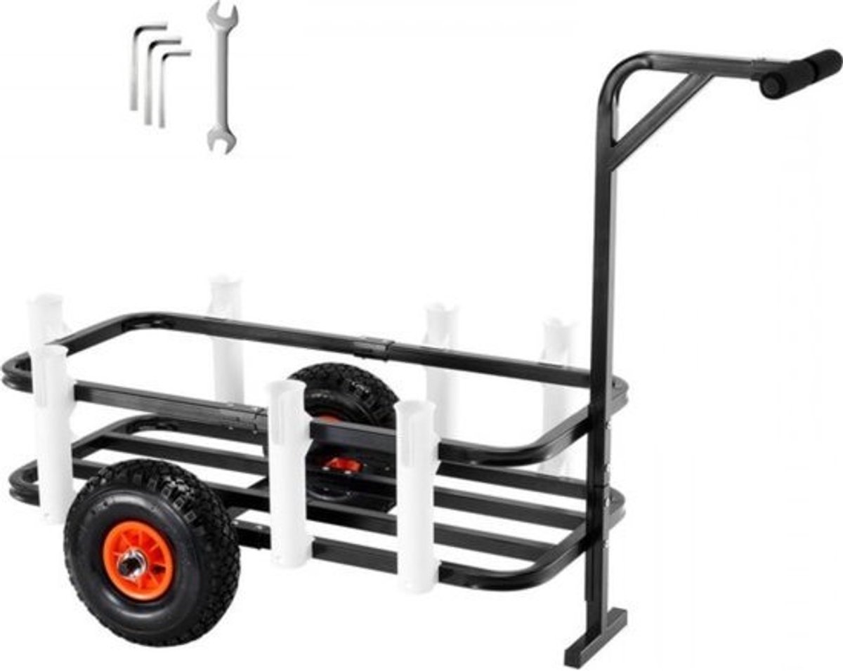 Strandviswagen - 200 lbs - Ballonbanden - Voor Zand en Vissen