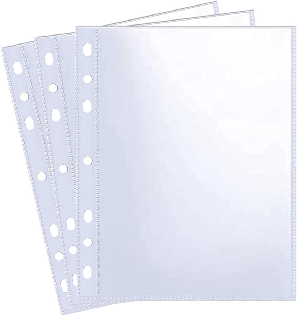 30 Stuks 60 Zakken 5 x 7 inch Fotokaartmouiwen Voor A5 6 Ringband, Ultraheldere Fotomouwen, Dubbelzijdige Fotopagina's, Fotobladbeschermer Voor foto's, Ansichtkaarten, Zaadpakketten