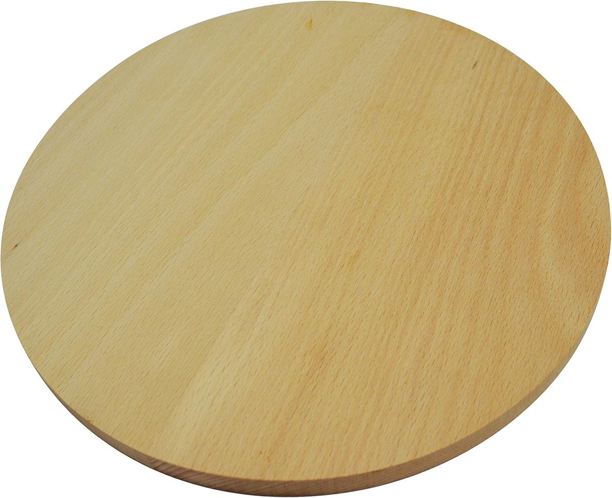 Houten snijplank voor het snijden van dubbelzijdig pizzahout 25 cm / 10 inch