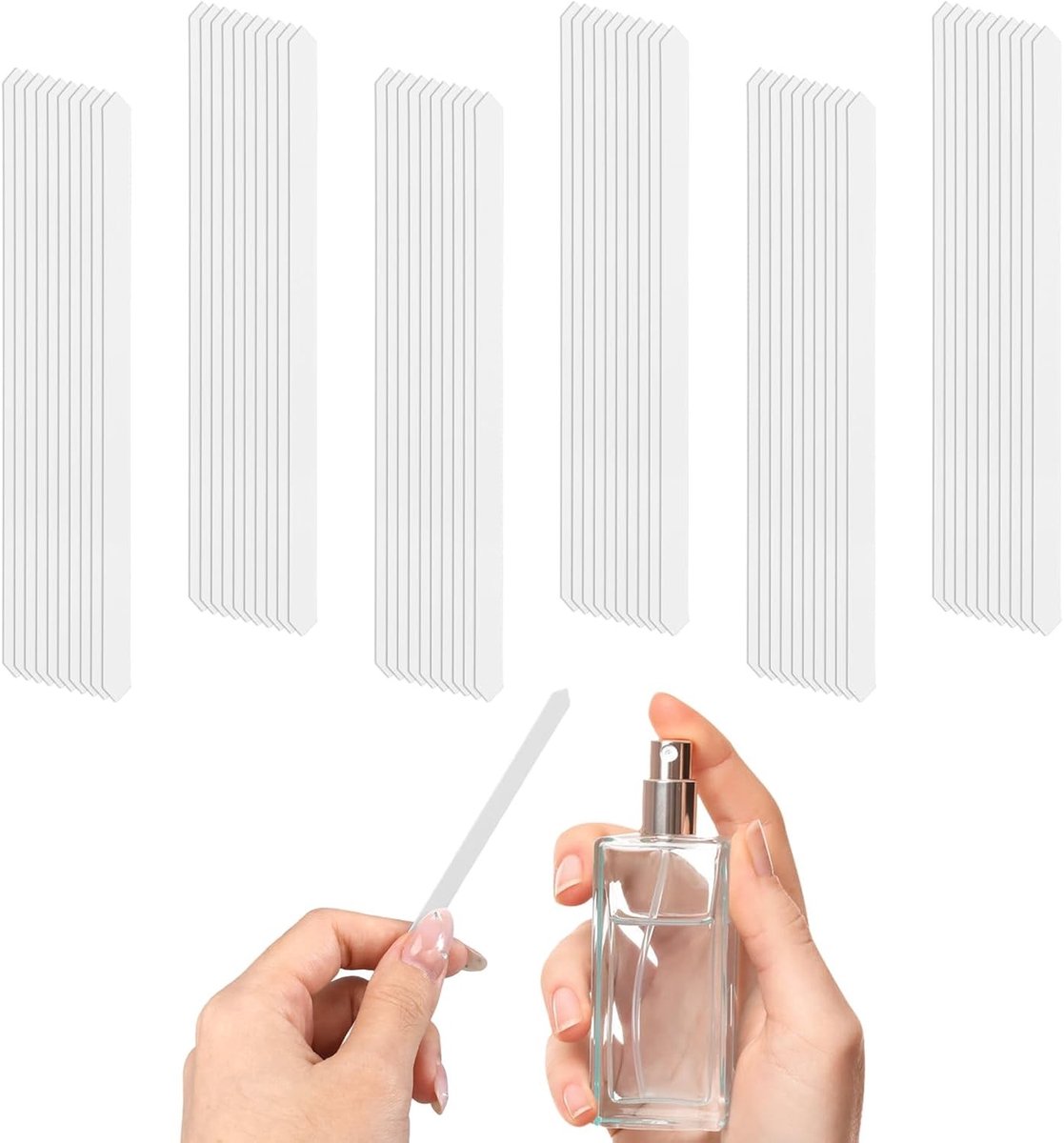200 Stuks Wegwerp Geur Teststrips voor Parfums, Essentiële Olie en Aromatherapie - 13.5 x 0.5 cm, Perfect voor Geurtesten en Fragrance Evaluatie