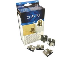 Bevestigingsclip voor Trecor plinten 40-100 mm - 50 stuks - Push & Press systeem - Makkelijk installeren - ShopVlot