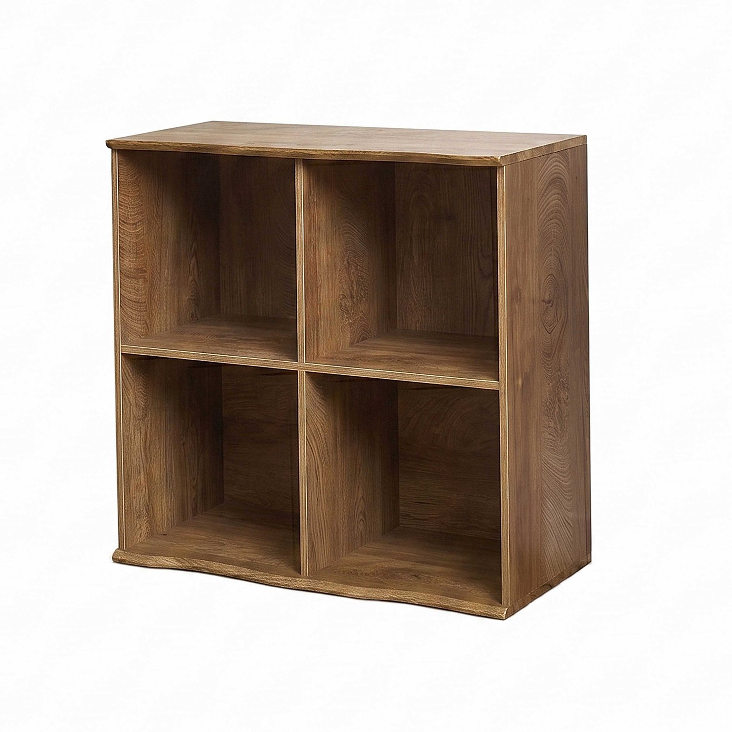 MISOU Vakkenkast - Opbergkast - Speelgoedkast - 4 Vakken - Klein - Zonder Deuren - Hout - Bruin - FOREST