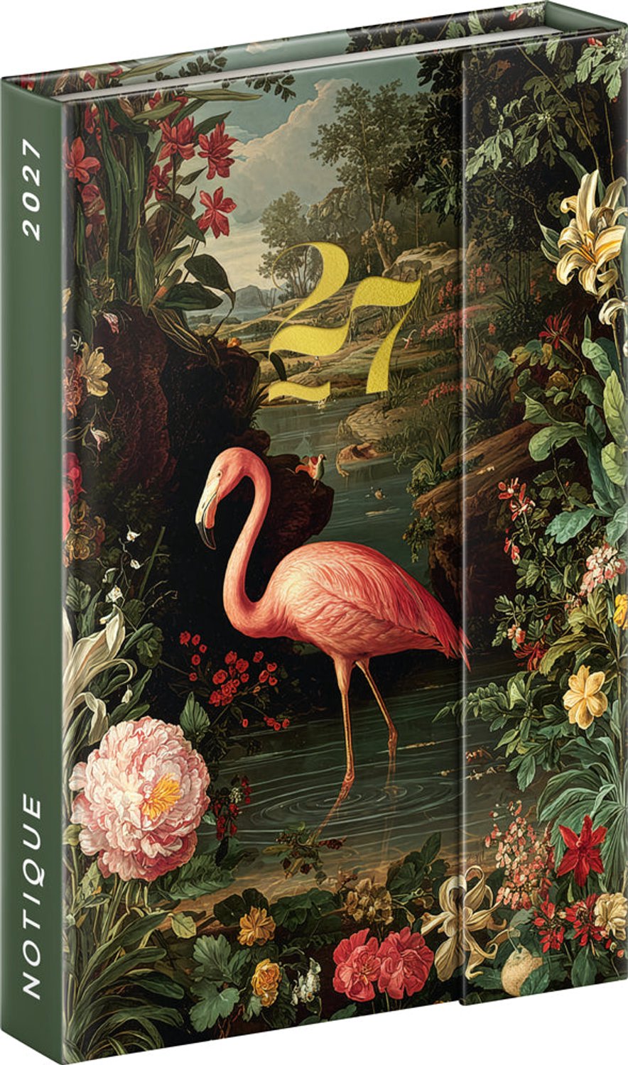Magnetische Weekplanner Flamingo 2027