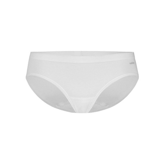Witte bikini slip met het Ten Cate logo op de heup.
