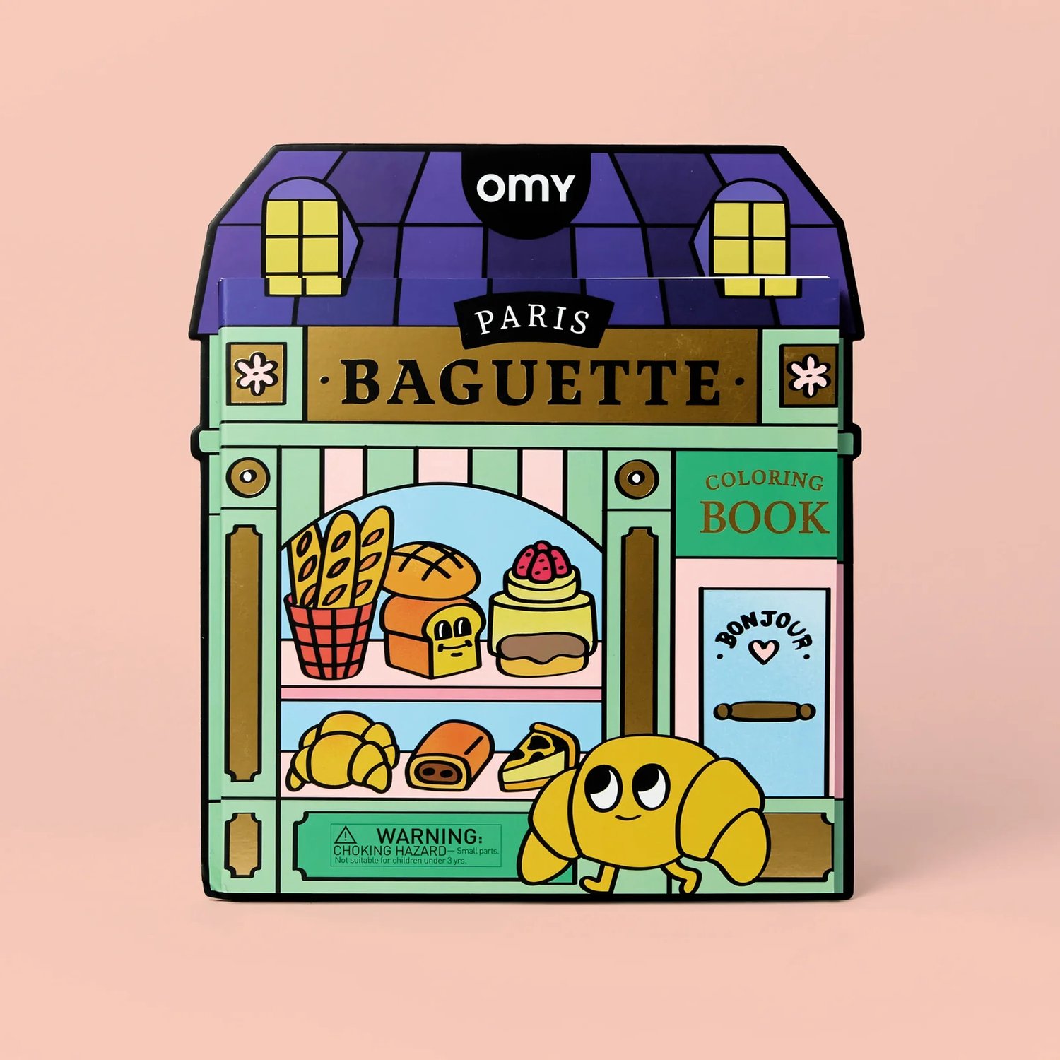 OMY - Kleurboek French Baguette - Cozy coloring - 34 pagina's - stickervel