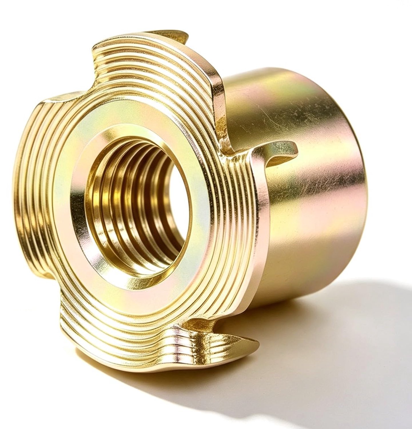 Koolstofstaal Vierpunts T Moer M4x8mm - Slagmoeren - Duurzaam en sterk bevestigen - Vemera