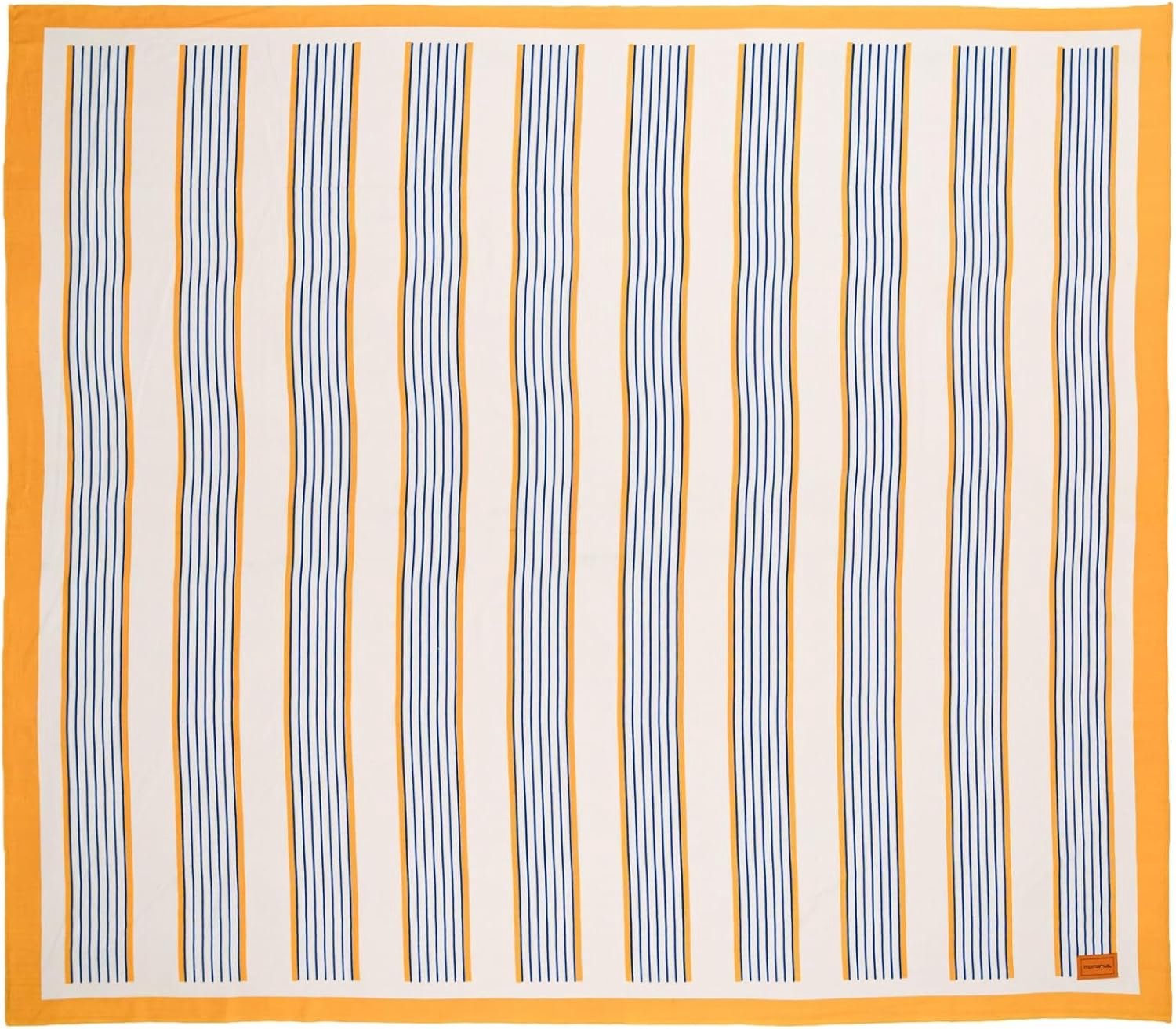 Strandlaken XXL - Grote stranddeken - Relaxen op het strand - Antizand stof - 210 x 230 cm - Strepen