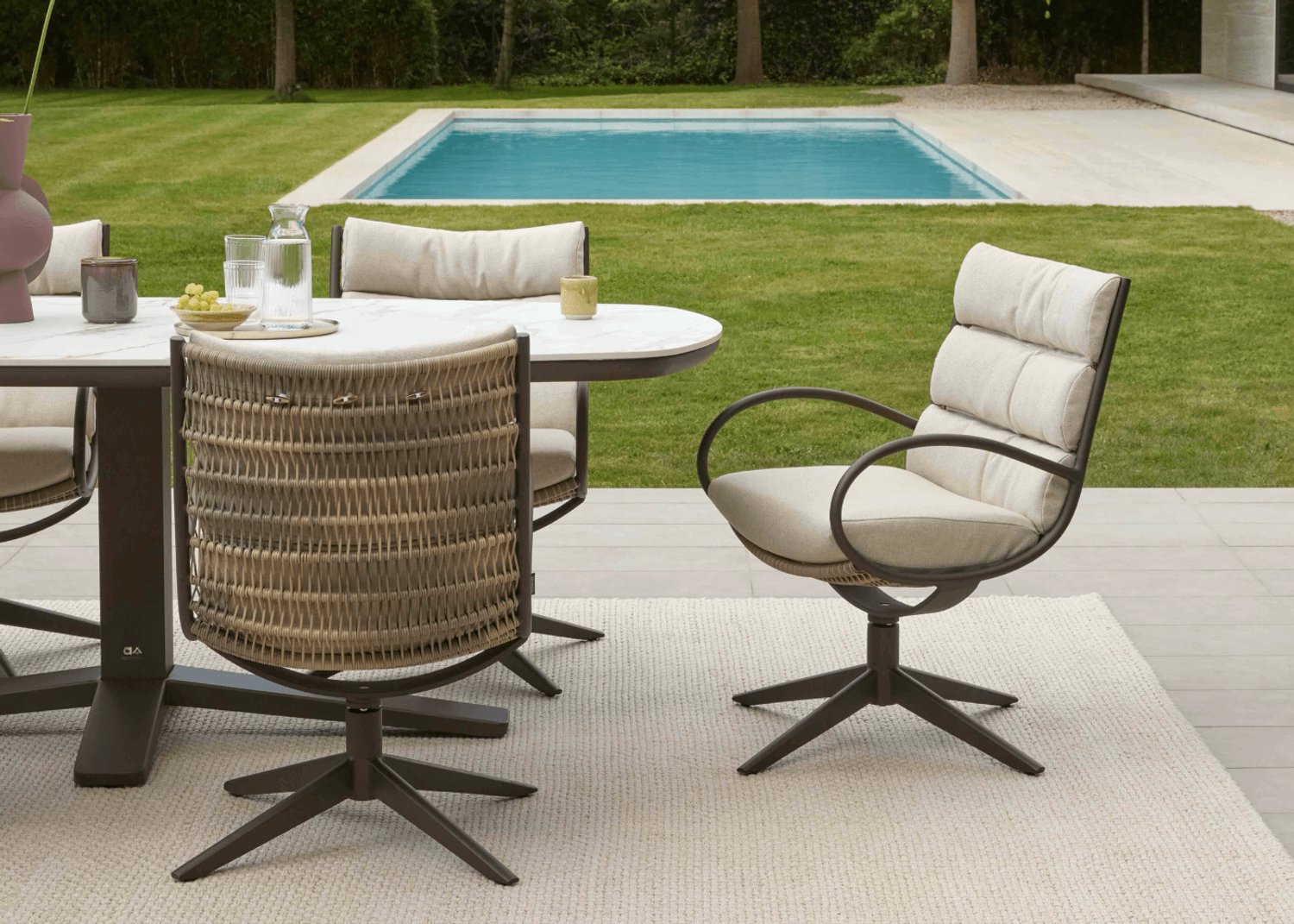 Apple Bee Camp Bay Garden Chair Bronze
