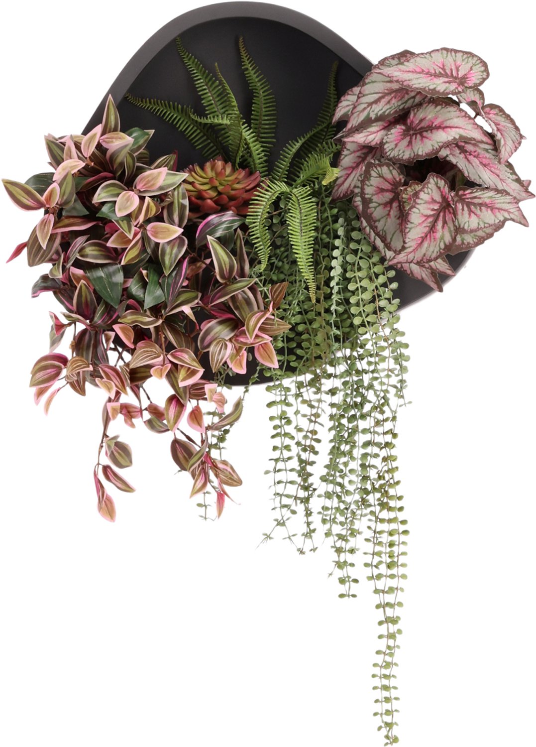 Wandhanger Bart - DIY Wanddecoratie Kunstplanten 85x58cm