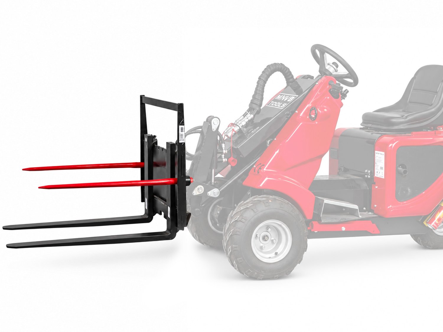 Palletvorken / hooivork 800 mm voor miniladers MLDZ MW Tools MLDZAC4