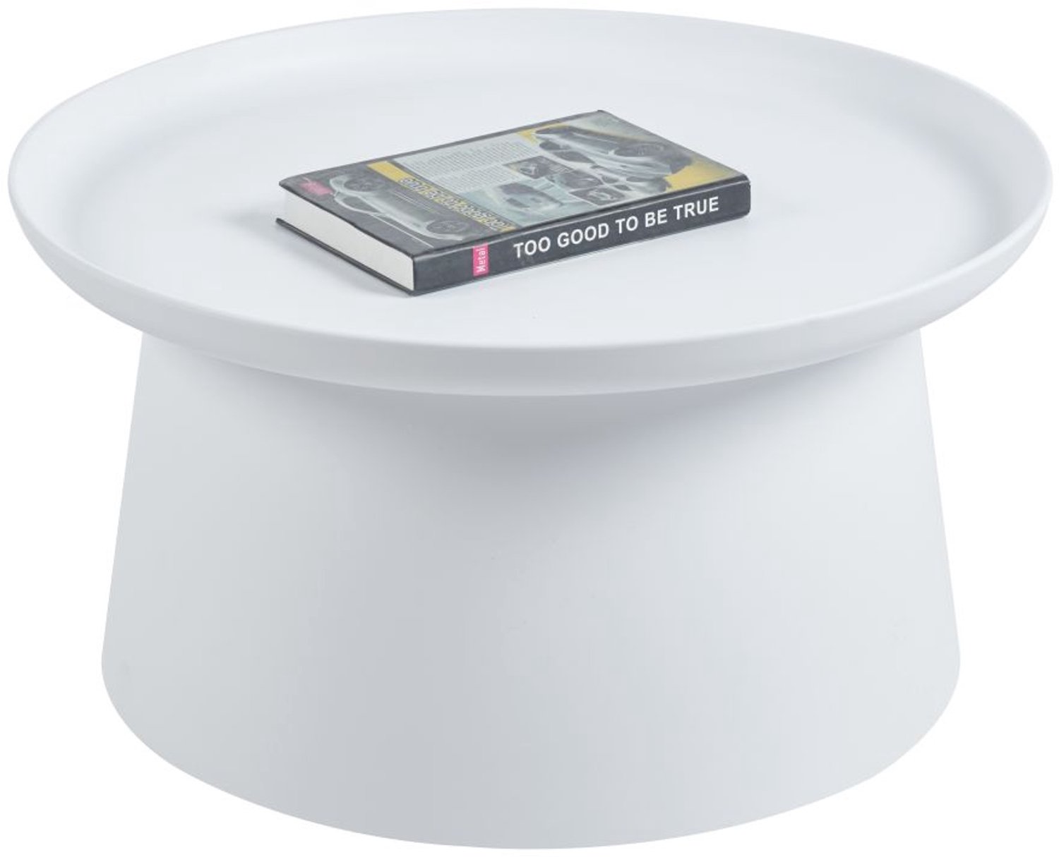 Furnitex L17-FX - Salontafel - Rond - Wit - Ø70 cm