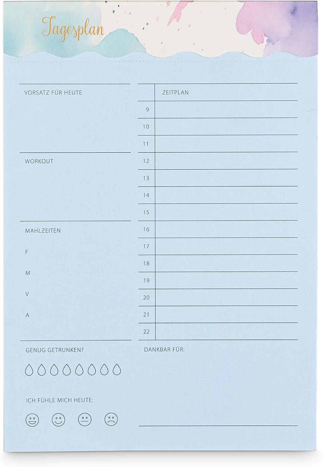 Idena Dagplanner A5 - 52 Vel, 1 Dag per Pagina, 100 g/m² Papier