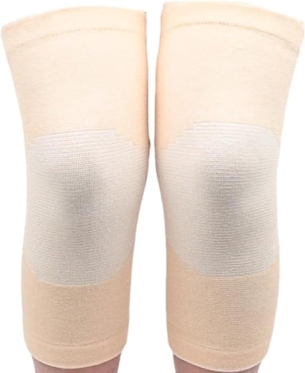 1 paar - bamboe kniebeschermers - XL - voor mannen en vrouwen - elastische en warme bamboe compressie kniebeschermers - voor hardlopen, volleybal