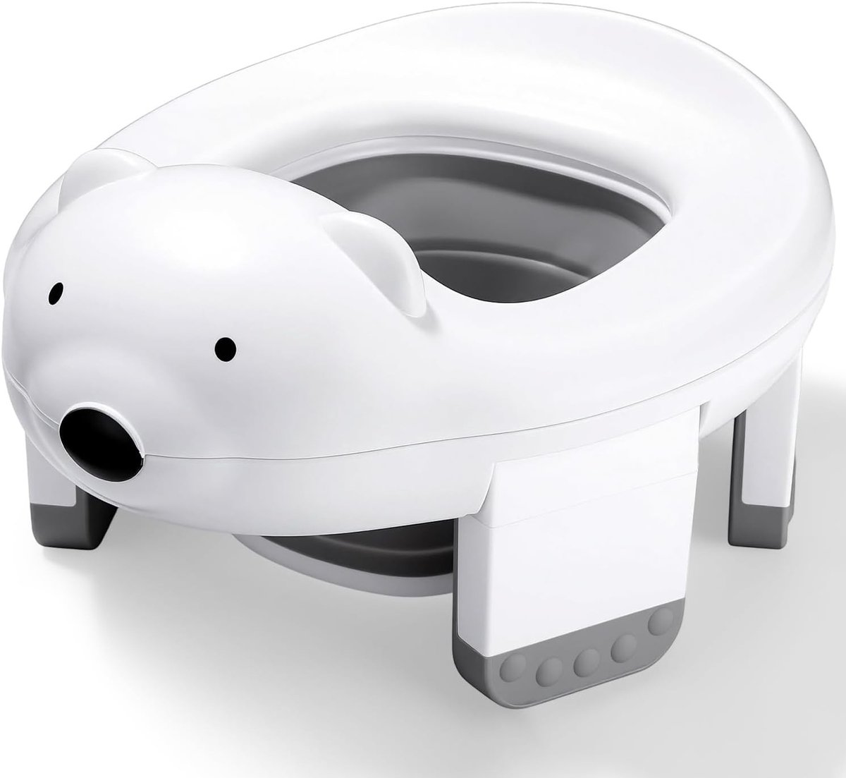 3-in-1 Potty voor Kinderen met Draagtas en 30 Opbergvakken - Vouwbare Toiletbril voor Binnen en Buiten Gebruik