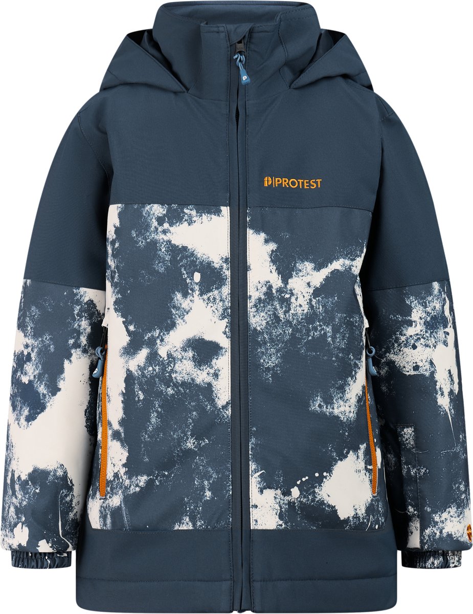 Protest PRTPixi Skijas Jongens Kleuter Waterkolom 10K Skipasvak Winterjas Marineblauw
