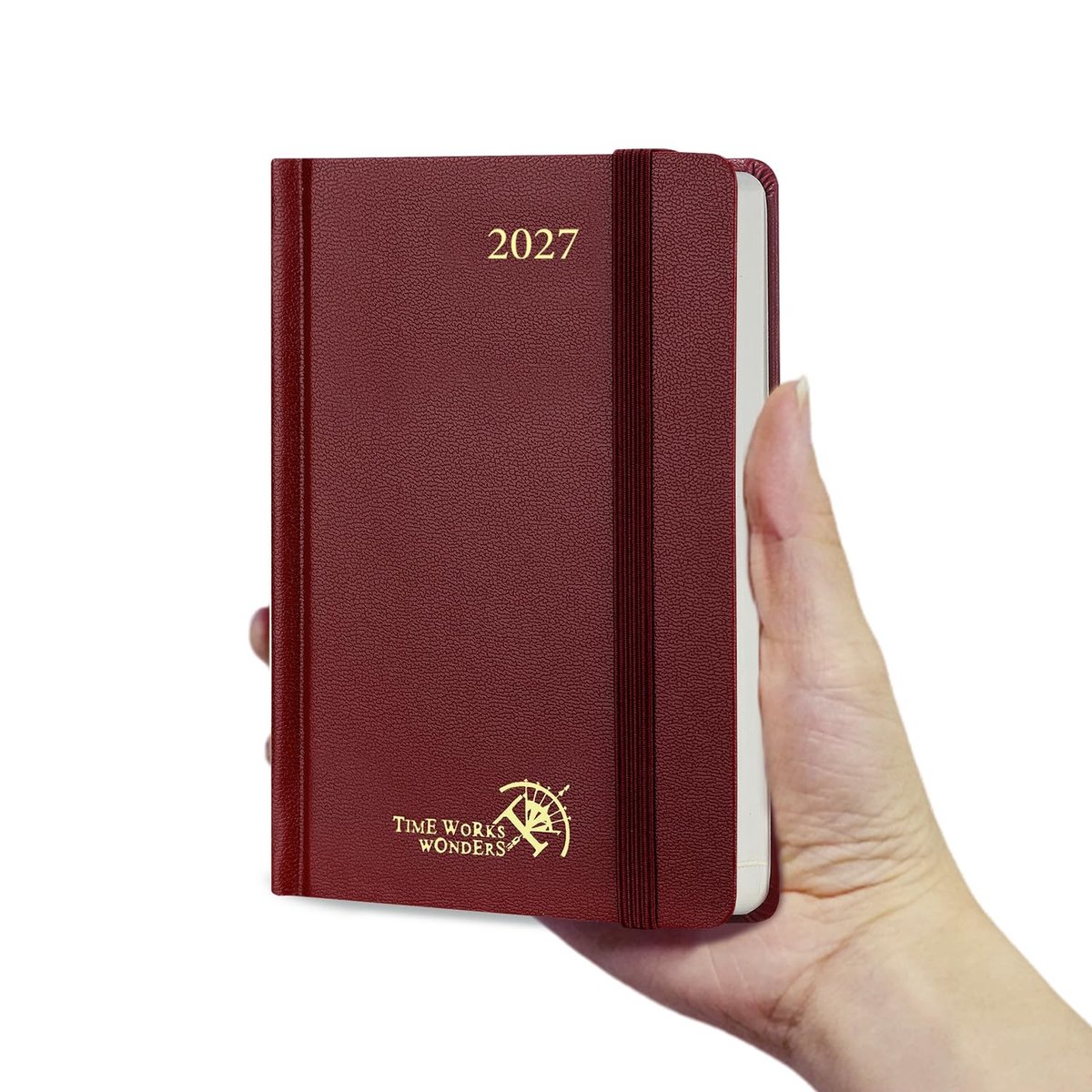 Elzusha - Dagplanner 2027 met Hardcover en 1 Dag per Pagina