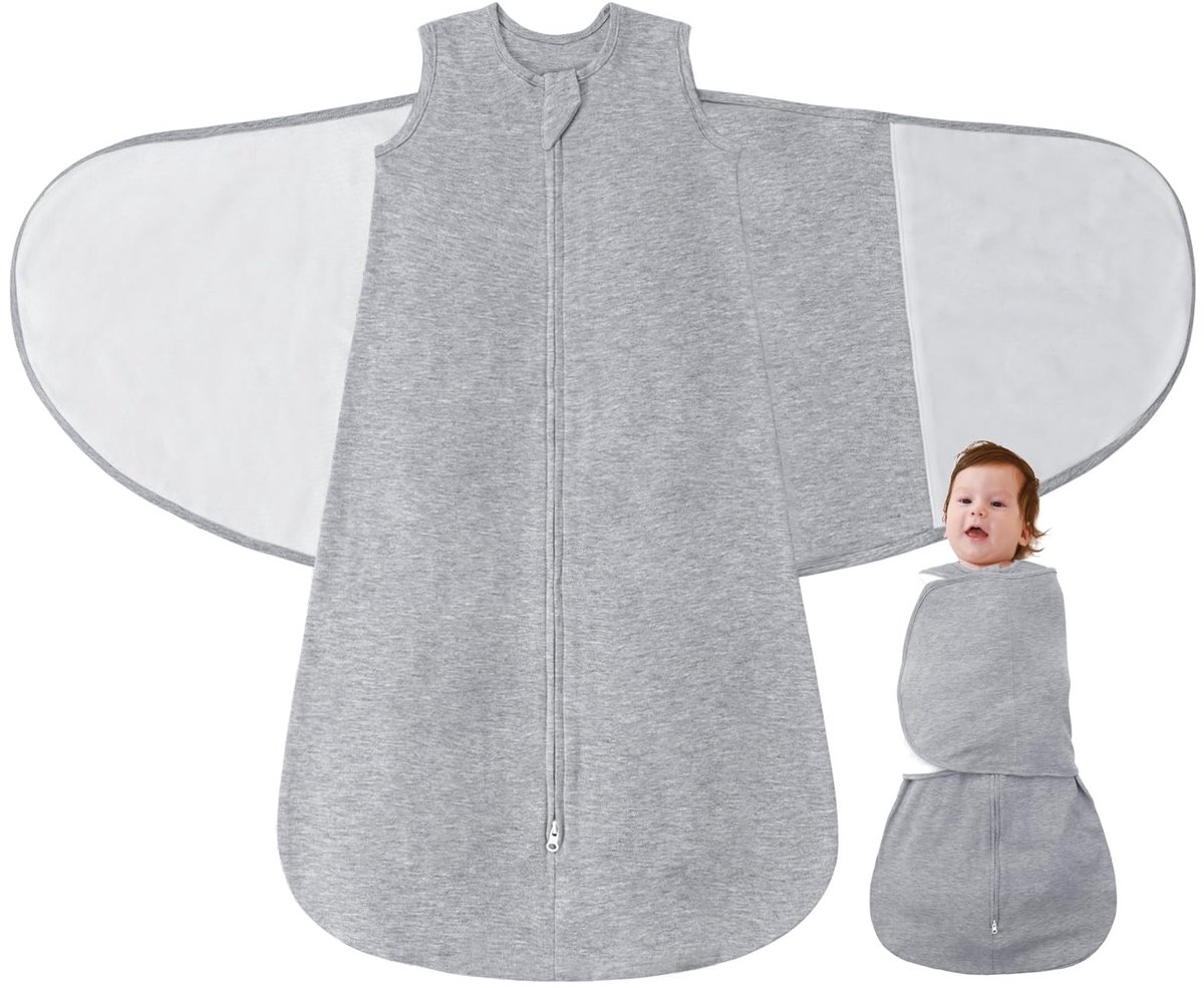 Elzusha - Baby Slaapzak 3-in-1 - 1.0 Tog - Grijs