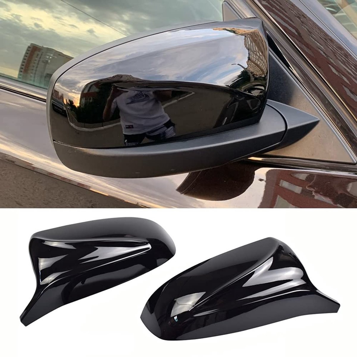 Elzusha - Set van 2 Achteruitkijkspiegel Covers voor BMW X5/X6