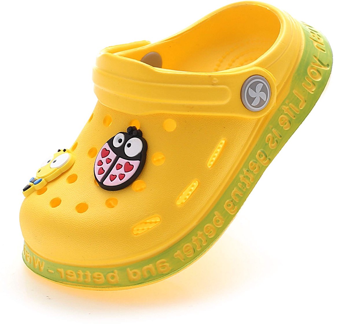 Elzusha - Kinderen Tuinschoenen met Cartoon Motief, Antislip