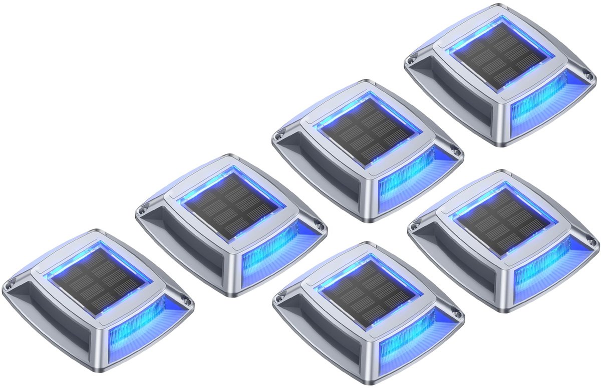 Elzusha - Solarlamp voor buiten - IP68 Waterdicht - 6 stuks