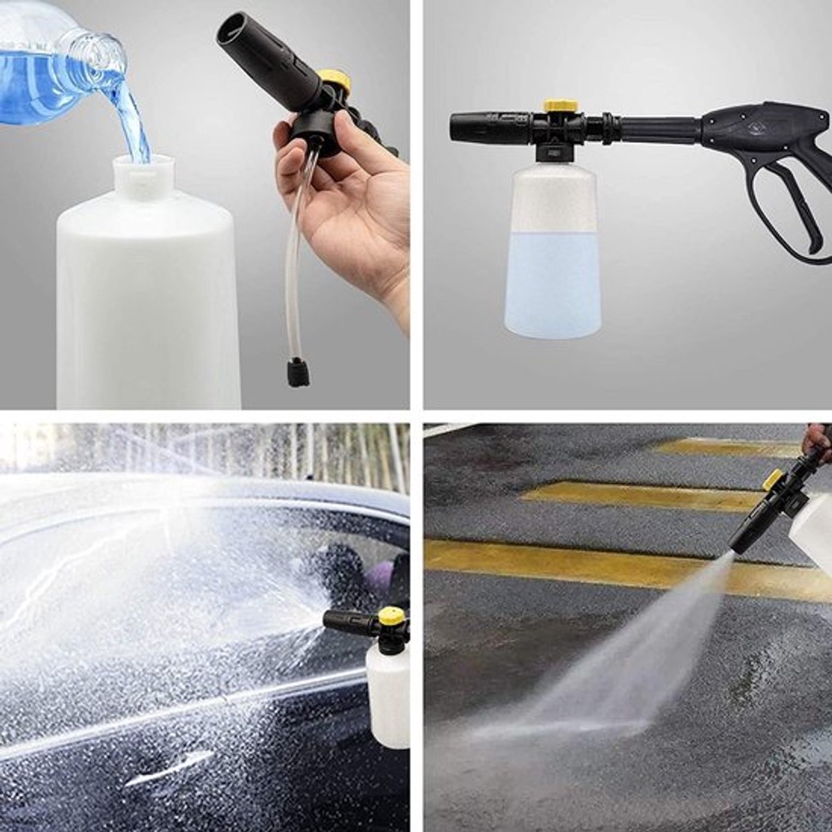 Dailygoods- Sneeuwfoamkanon 750Ml - Hoge Druk - Verstelbare Sproeier