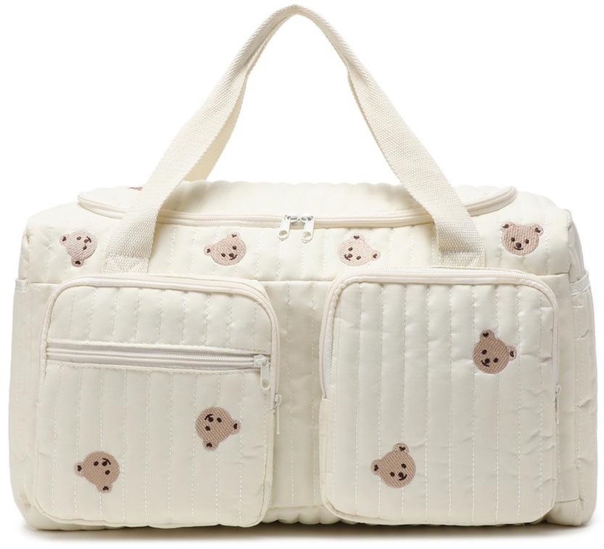 SSTRWGOOD Handtas – Ruime handtas met meerdere compartimenten – 48x22x26cm – Geschikt voor uitstapjes en reizen – Ophangbare stoffen draagtas