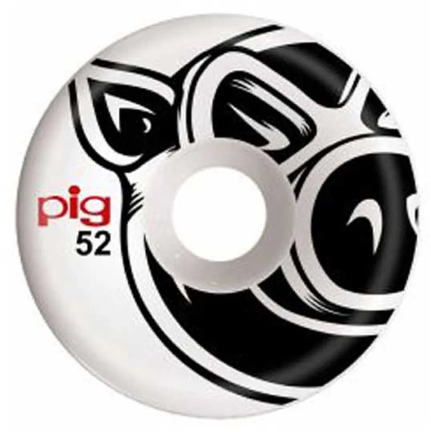 Pig Head C-line Skateboardwielen 53 mm Zilver