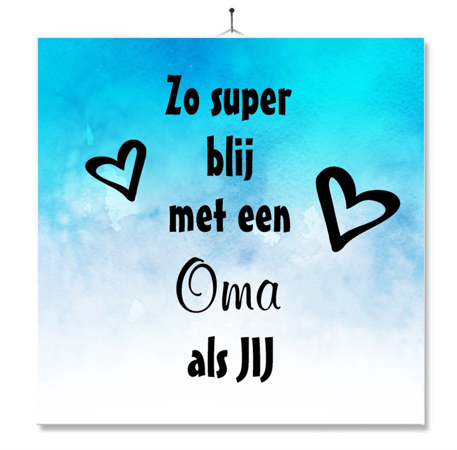 MC Living Tegel Met Opdruk | Geschenk | Kado | Zo super blij met een oma als jij Multi-Color