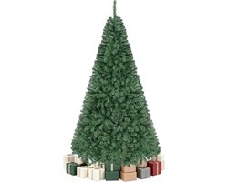 KOMFOTTEU Kunstkerstboom met metalen standaard - kerstboom van PVC en ijzer - kerstdecoratie voor thuis, winkel, school, kantoor