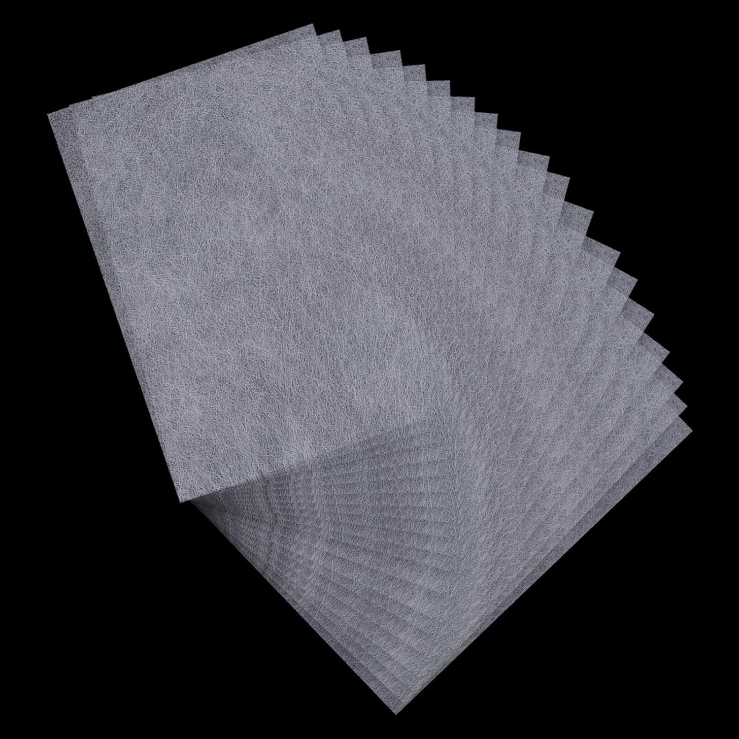 Kleeftegel 30 stuks 7,9 x 11,8 cm - dubbelzijdige strijkbare kleeffolie - sterke hechting - ideaal voor knutselen - ServiceTopper