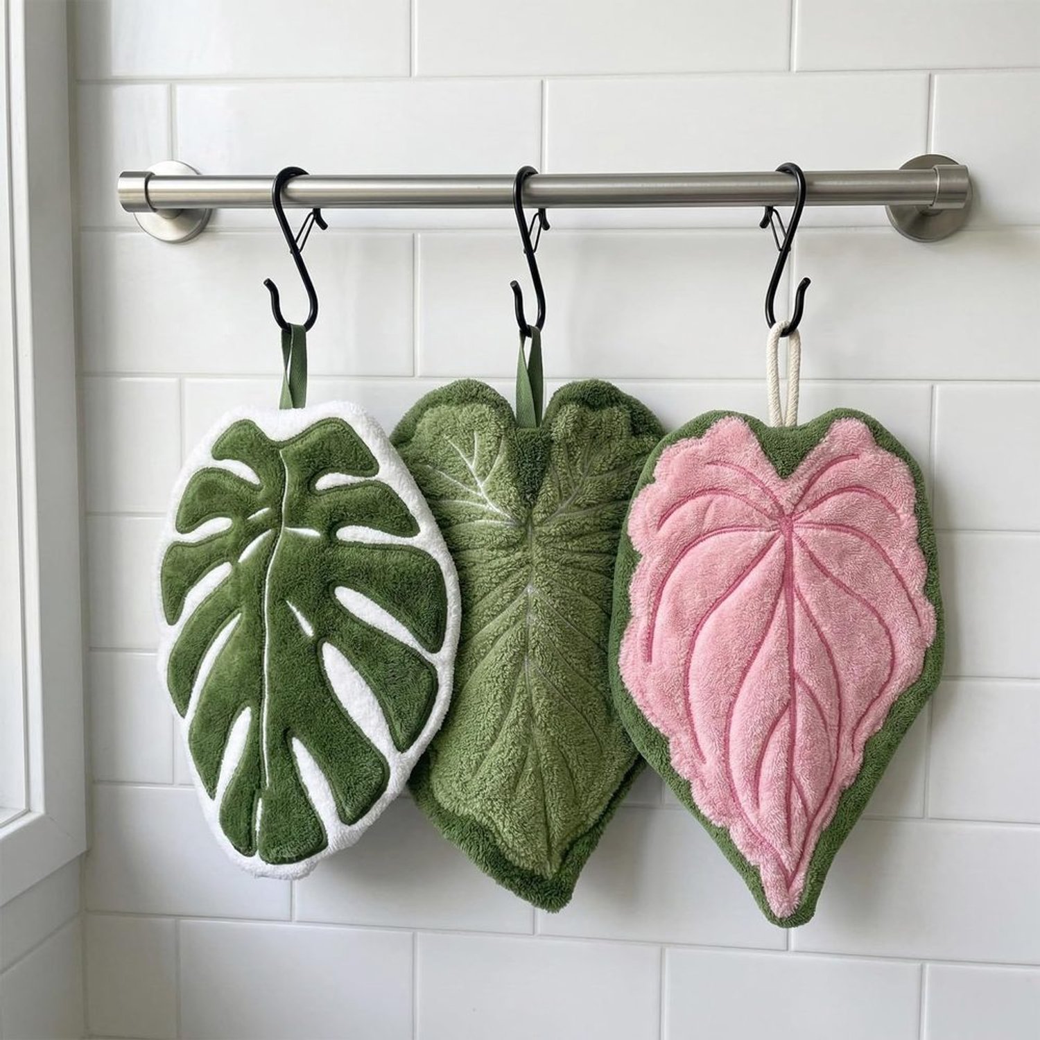 Set van 3 Handdoeken in Tropisch Design
