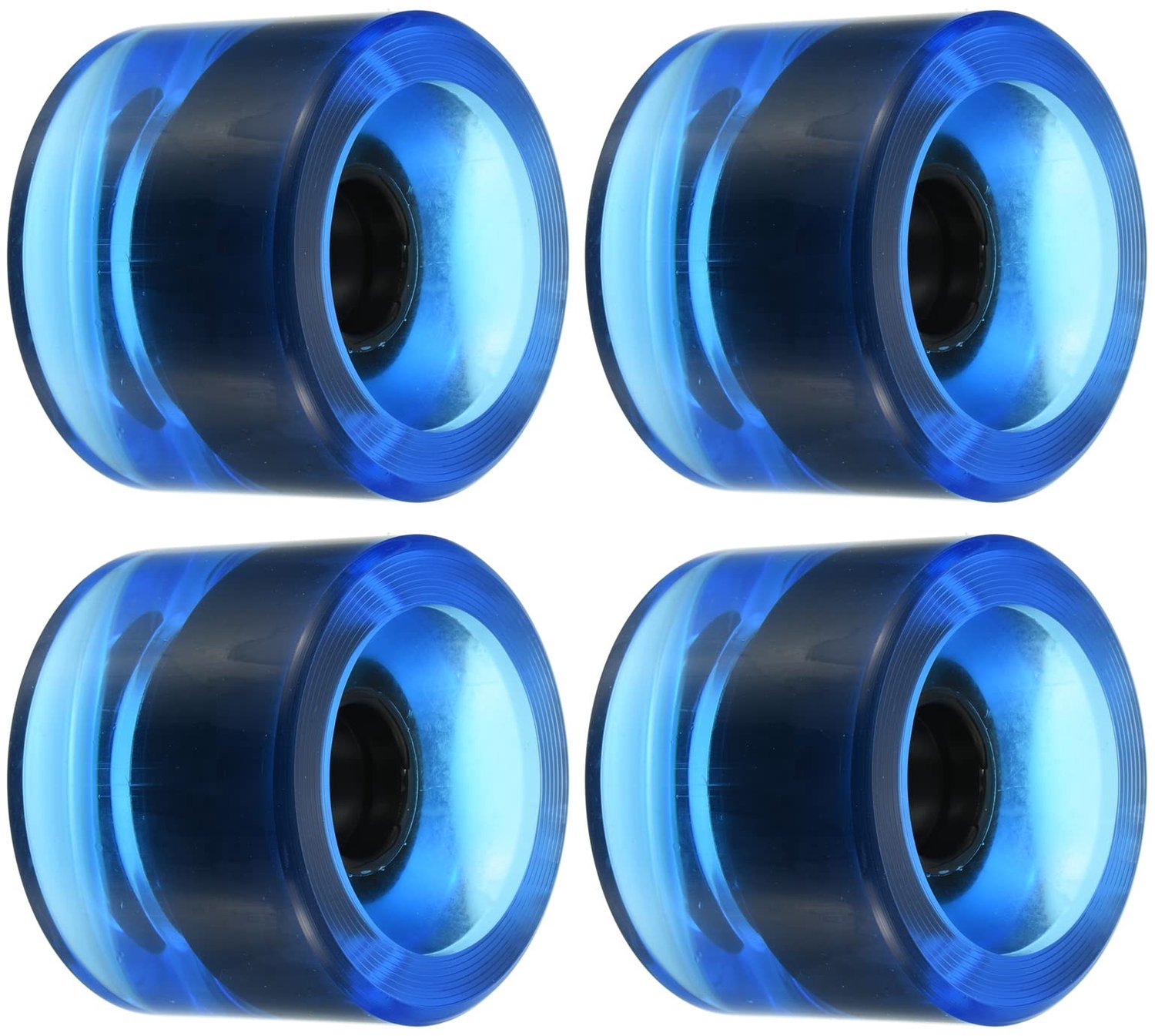 Longboard Wielen voor Skateboard Vervanging PU Blauw