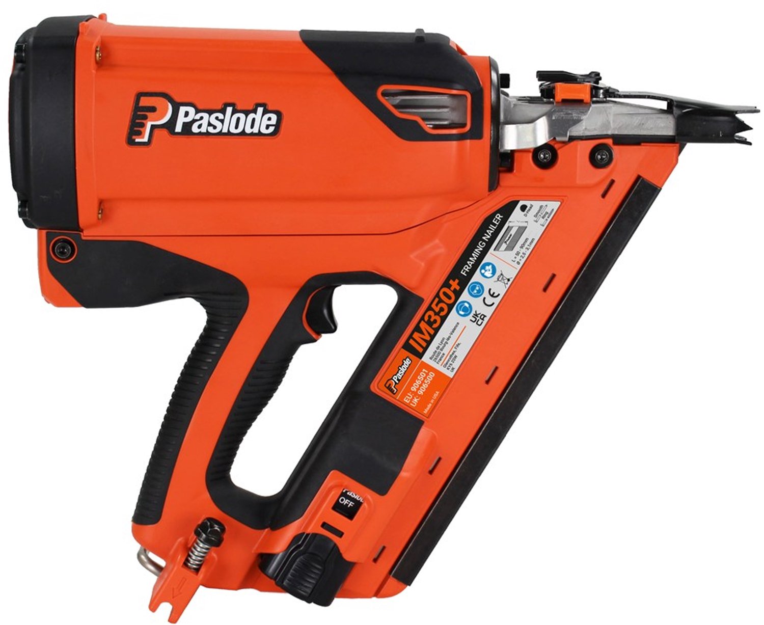 Paslode 50-90mm Gas stripnagelapparaat in koffer - IM350+ - 906501