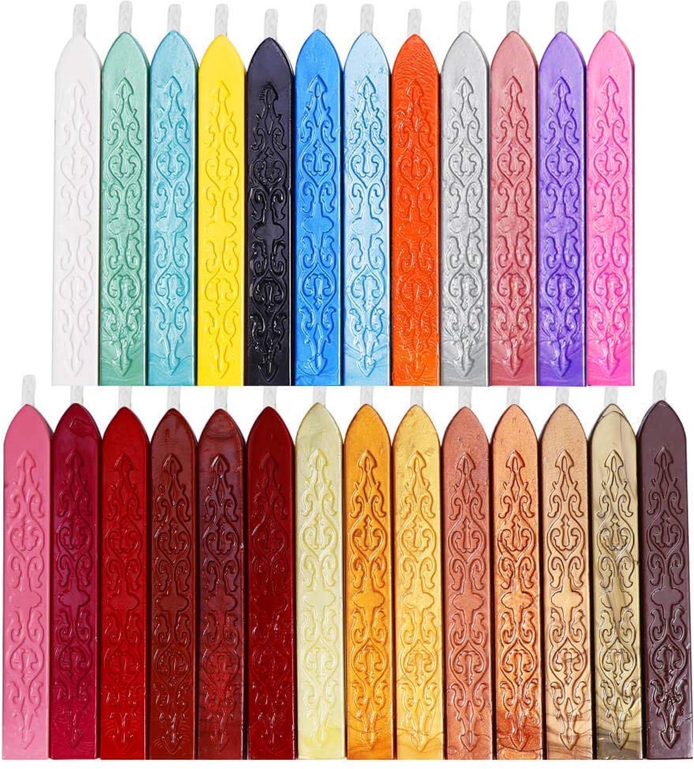 26 Stuks Retro Verzegelwas Sticks met Wick