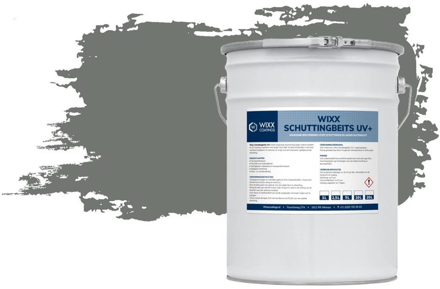 Fence Stain UV+ - Grijs - 5L