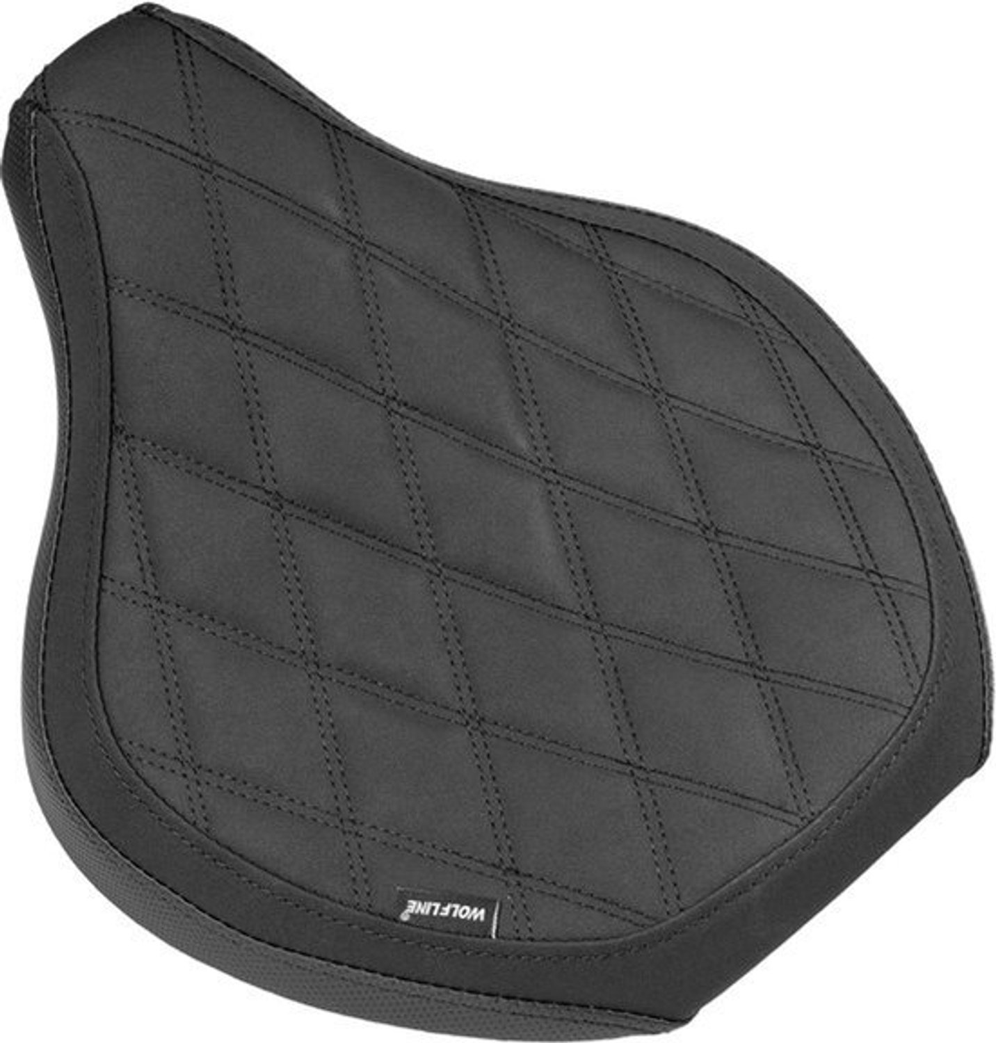 Motorfiets Comfort Solo Seat Fit voor 2017 2018 2019 2020 2021 2022 2023 2024, Voorbestuurder Rider Zadelkussen Pillion Pad, Zwart