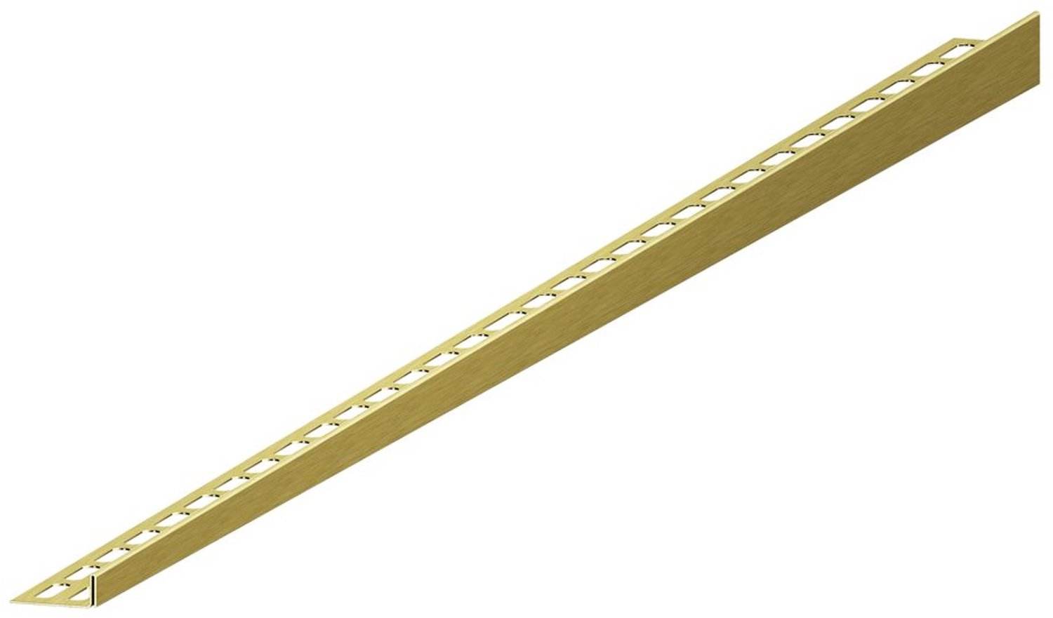 RVS Slope Profiel voor Inloopdouche 120 cm in Geborsteld Goud