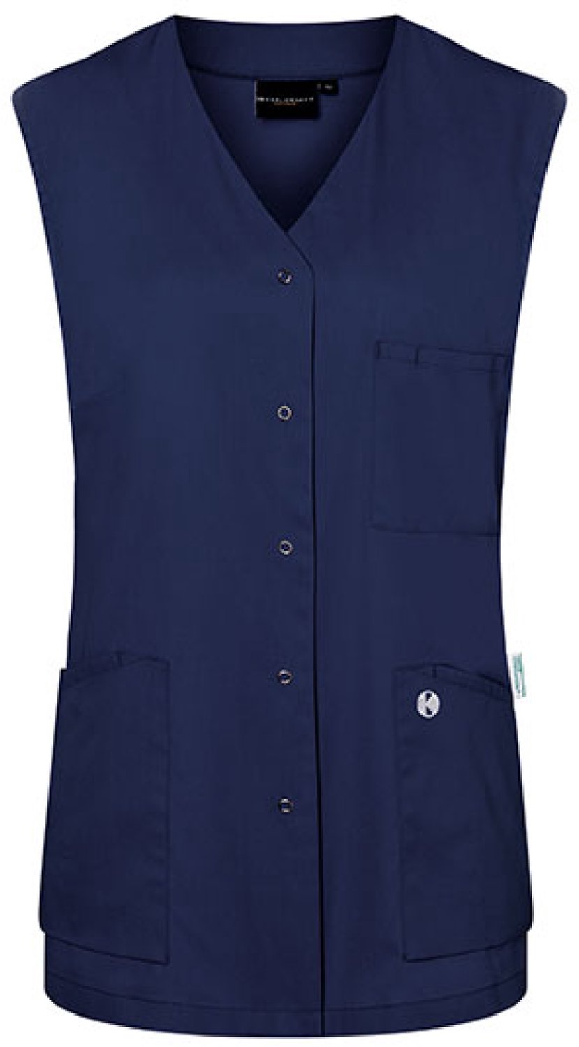 Karlowsky Sleeveless Kasack Essential KY141 Marineblauw
