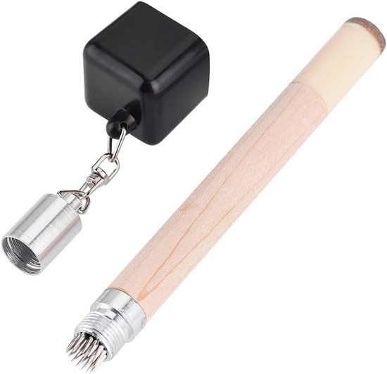 Biljart tool 18 cm - kunststof en aluminium - multifunctioneel - handig in gebruik - m-winkel — afbeelding 4