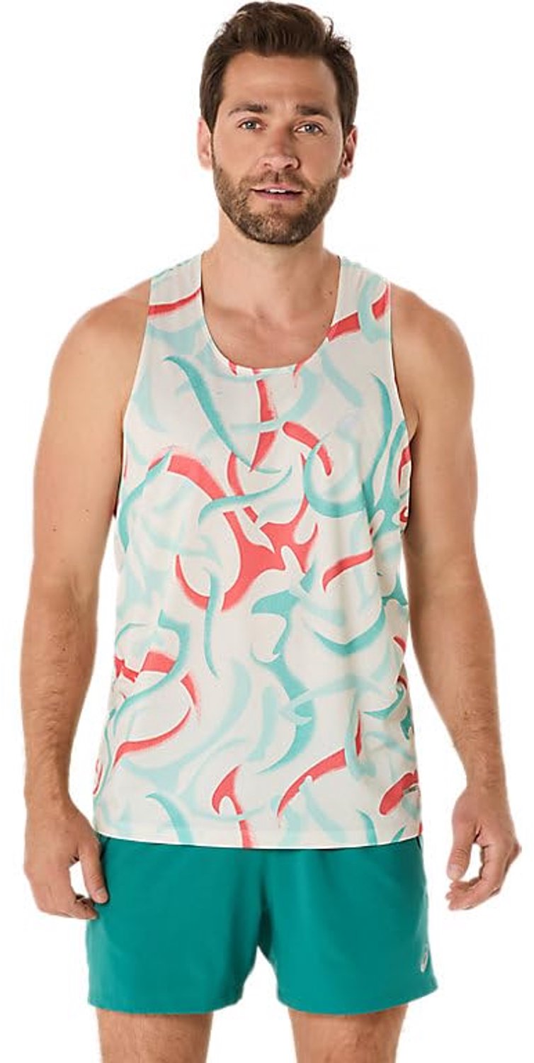 Asics ROAD ALL OVER PRINT Singlet – XL Berken